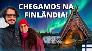 Capa do vídeo A CHEGADA NA FINLÂNDIA E A MELHOR AURORA BOREAL DA VIAGEM!
