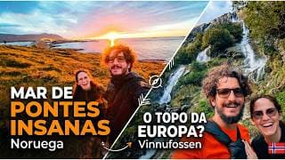 Capa do vídeo Uma estrada no meio do oceano... e o final foi SURREAL - Noruega