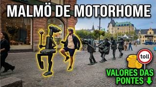 Capa do vídeo Da DINAMARCA à SUÉCIA de Motorhome: Quanto custa atravessar a Ponte de Øresund?