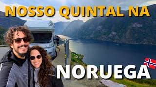 Capa do vídeo Fomos ACORDADOS pelo vizinho e a REALIDADE de viajar na Noruega!