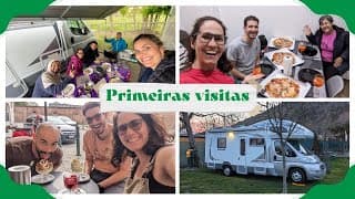 Capa do vídeo Nossas Primeiras VISITAS NO MOTORHOME