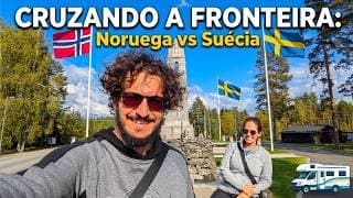 Capa do vídeo Entrada na Noruega: POLÍCIA na Fronteira e uma Fábrica com Escorregador!
